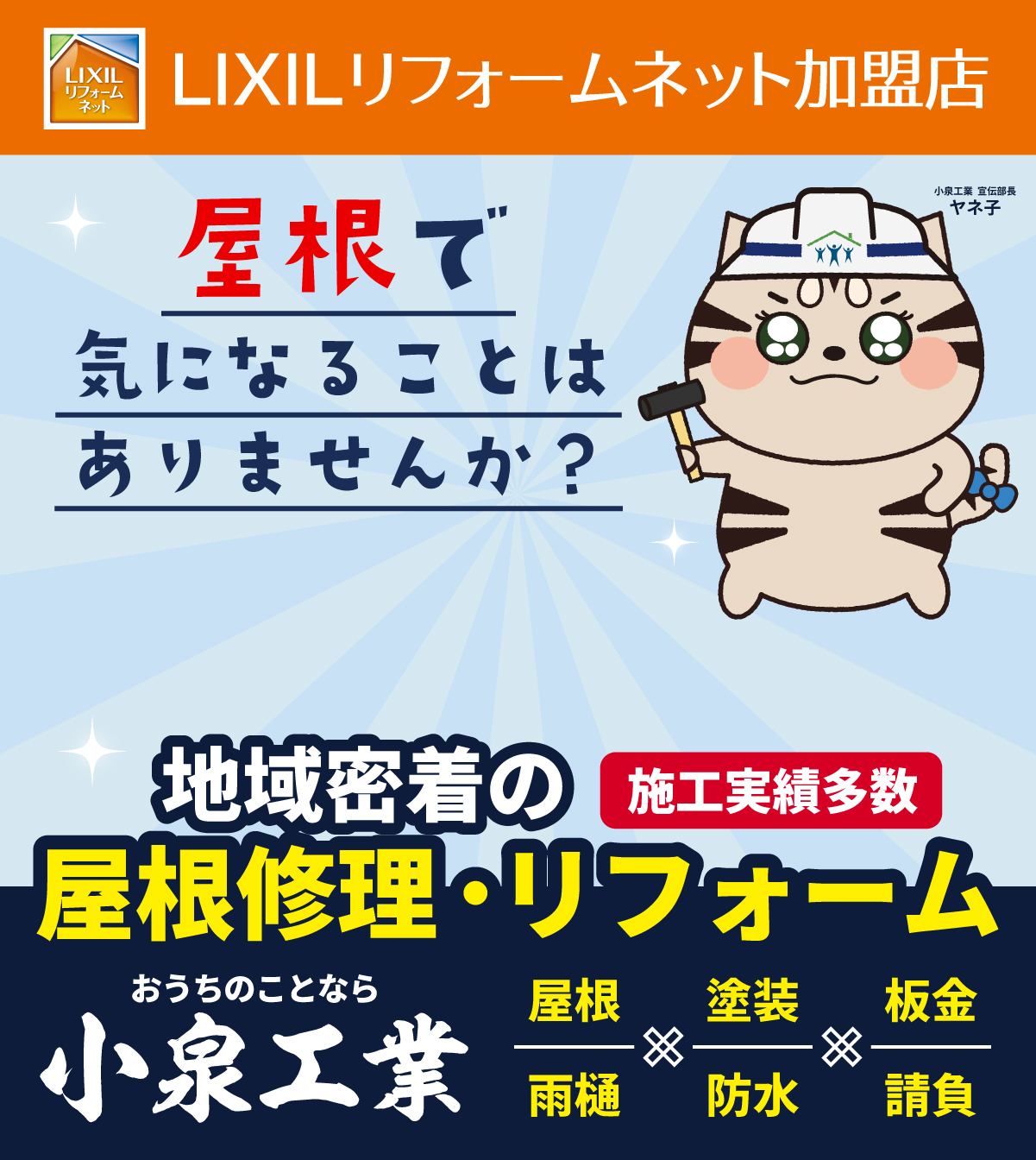 屋根で気になることはありませんか?